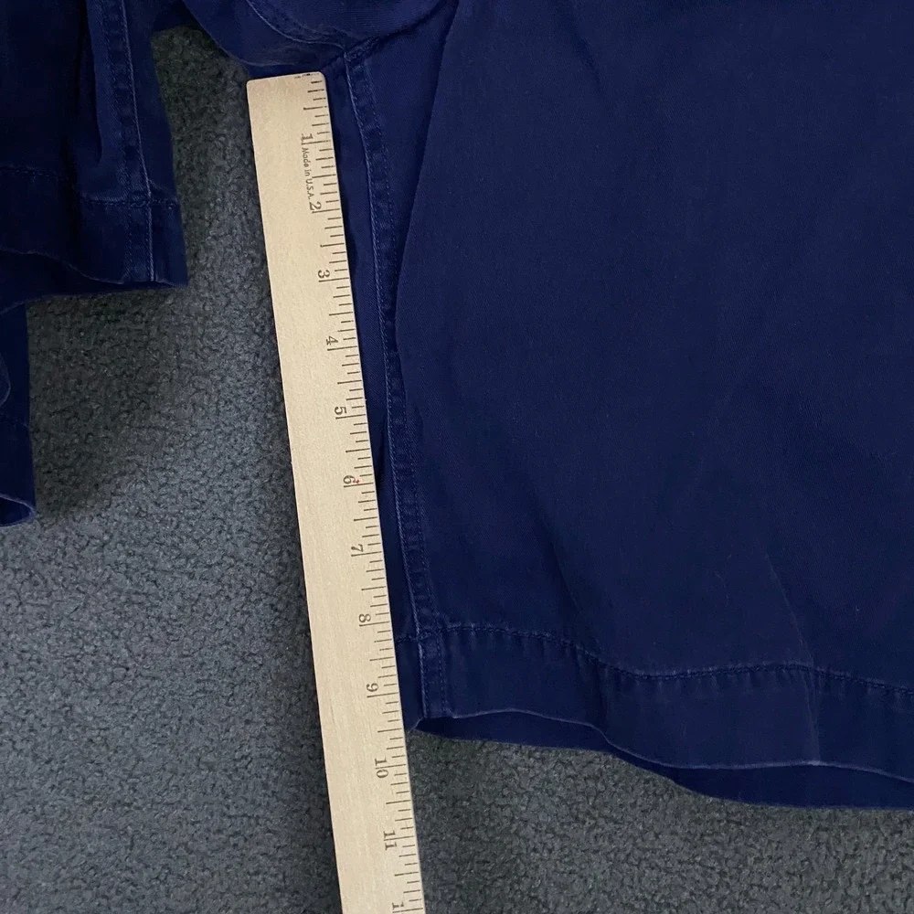 Polo Ralph Lauren 10 Inch Relaxed Fit Chino Short Men 31 Blue Pony Preppy Summer